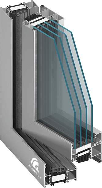 Alu INdustrial Thermal Energy, mb 86 aero, okna aluminiowe aerożel, okna aluminiowe aluprof